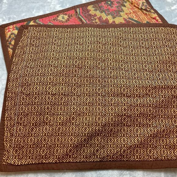 Scent-Sation Santa Fe 3 Pc Bedding Set Full/Queen Quilt 2 Standard Shams Aztec - Picture 4 of 9